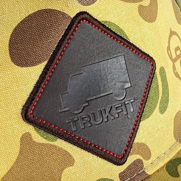 Trukfit Camouflage Hip-Hop Baseball Cap Flat Brim Cap Adjustable Strapback Hat - Picture 2 of 10